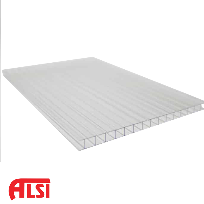 chapa de policarbonato alveolar para condomínios